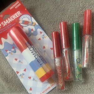 Lip Smackers Trio and Lip Gloss Set Bundle